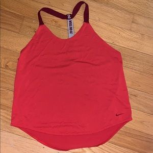 Red Nike tank top